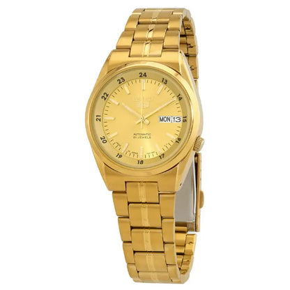 Seiko 5 Classic Automatic SNK574J1 Gold Dial 37mm Stainless Steel Men's Watch