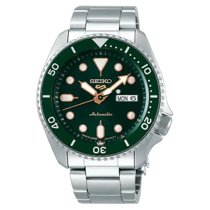 Seiko 5 Sports "Sports Style" SBSA013 (SRPD63) "Urban Hulk" Green Dial 42.5mm Stainless Steel Men's Watch