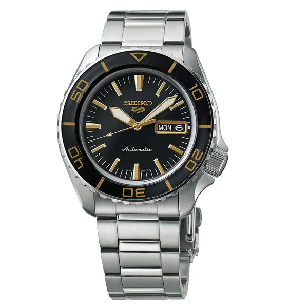Seiko 5 Sports SRPK99K1  Automatic Diver-Style Black Dial 42.5mm Stainless Steel Men's Watch