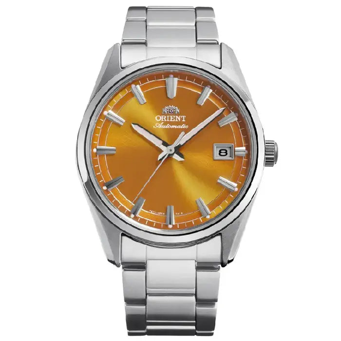 Orient Contemporary Stretto Date Automatic Special Edition RA-AC0R08Y Orange Dial 38.5mm Stainless Steel Men's Watch