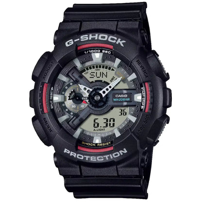 Casio G-Shock X-Large Combi Analog Digital GA-110RL-1A Black Dial 51.2mm Resin Strap Men's Watch