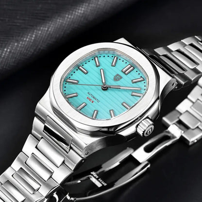 Pagani Design PD1728 - Turqoise Dial Automatic Stainless Steel Men's Watch