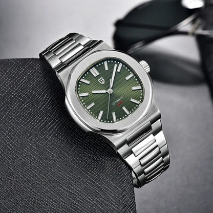 Pagani Design PD1728 - Green Dial Automatic Stainless Steel Men's Watch