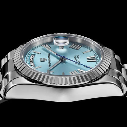 Pagani Design PD1752 - Turqoise Dial Automatic Stainless Steel Men's Watch