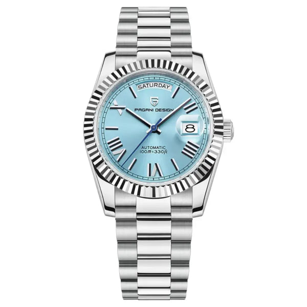 Pagani Design PD1752 - Turqoise Dial Automatic Stainless Steel Men's Watch