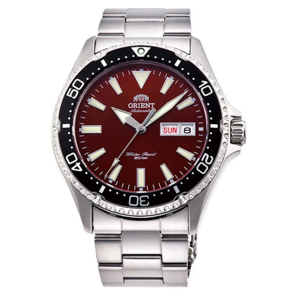 Orient Kamasu Automatic RA-AA0003R39B Red Dial 41.8mm Stainless Steel Men's Watch