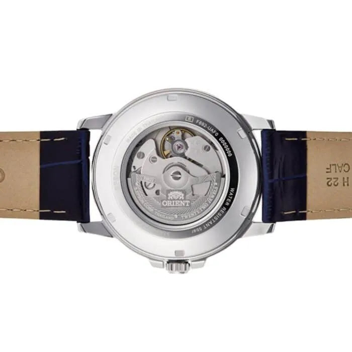 Orient RA-AA0C05L Automatic Blue Dial Leather Strap Men's Watch