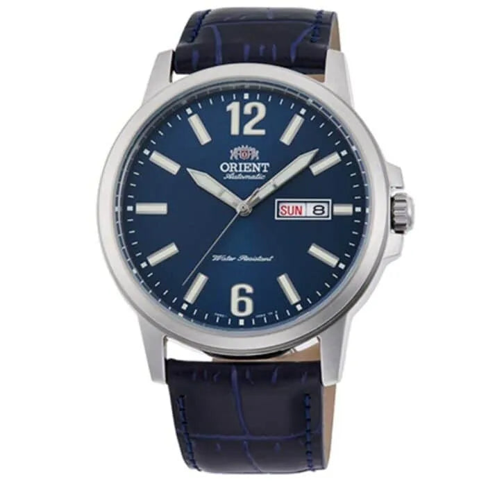Orient RA-AA0C05L Automatic Blue Dial Leather Strap Men's Watch