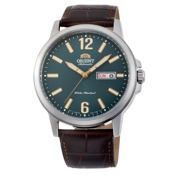Orient Contemporary Automatic RA-AA0C06E39B Green Dial Leather Strap Men's Watch