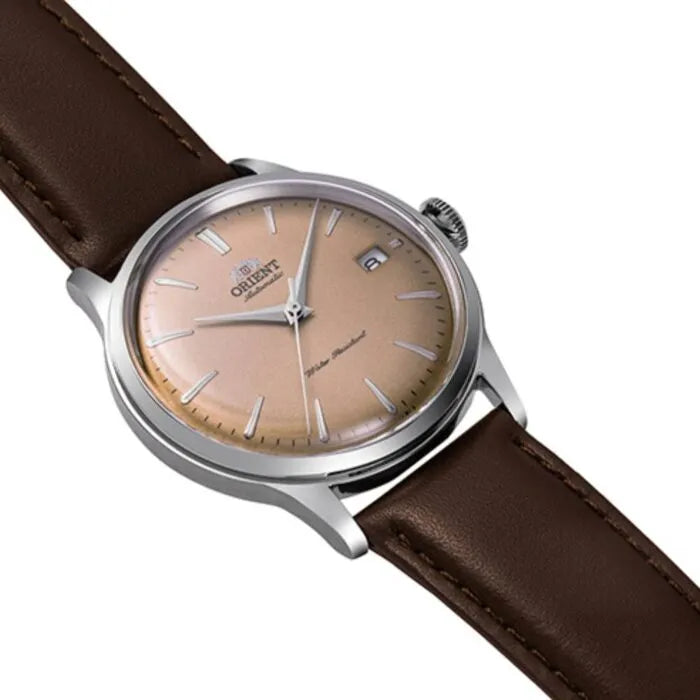 Orient RA-AC0M15Y Bambino Automatic 38.4mm Leather Strap Limited Edition Men's Watch detail view