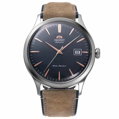 Orient RA-AC0P02L Bambino Automatic 42mm Leather Strap Men's Watch