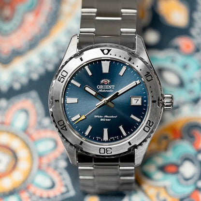 Orient Sports Mako 40 RA-AC0Q02L30B Blue Dial 39.9mm Stainless Steel Men's Watch
