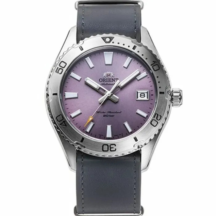 Orient RA-AC0Q07V Mako 40 Diver's Automatic Leather Strap Men's Watch