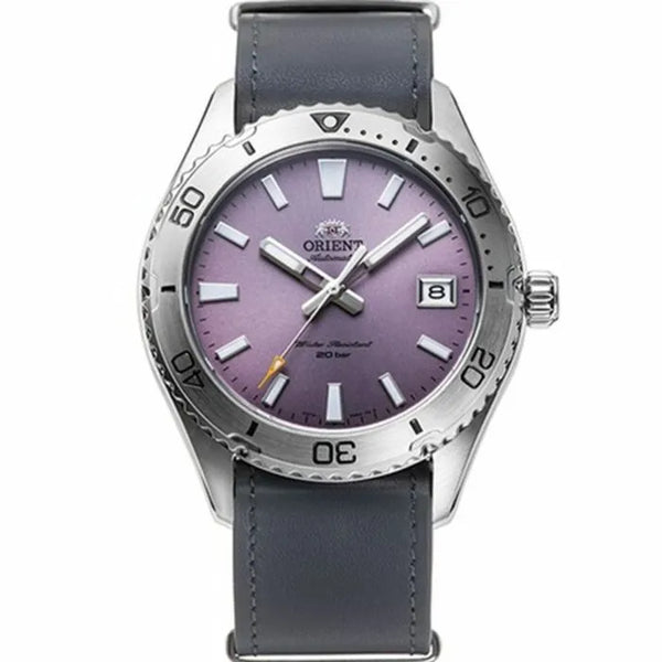 Orient RA-AC0Q07V Mako 40 Diver's Automatic Leather Strap Men's Watch