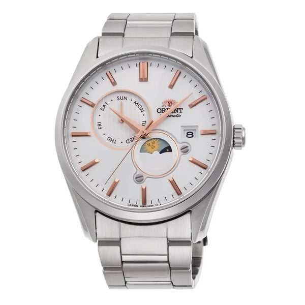 Orient RA-AK0306S Automatic Sun & Moon 42mm Stainless Steel Men's Watch