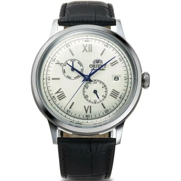 Orient RA-AK0701S Bambino Version 8 Automaic 40.5mm Leather Strap Men's Watch