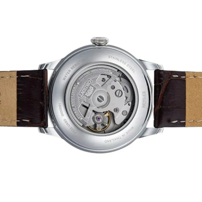 Orient RA-AP0105Y Bambino Automatic 38.4mm Leather Strap Men's Watch