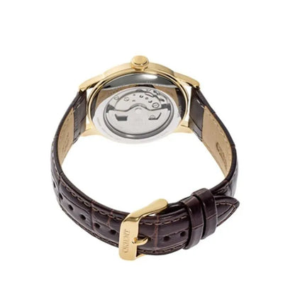 Orient RA-AP0106S Bambino Automatic 38mm Leather Strap Men's Watch