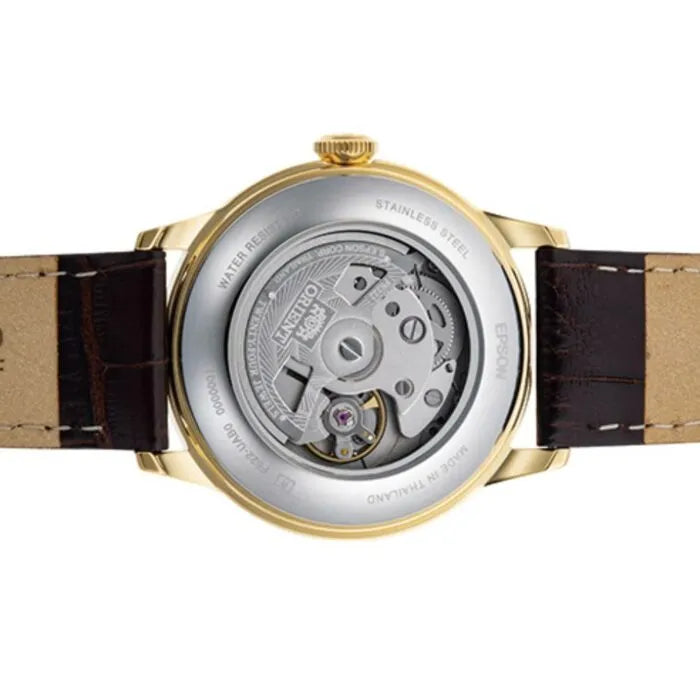 Orient RA-AP0106S Bambino Automatic 38mm Leather Strap Men's Watch