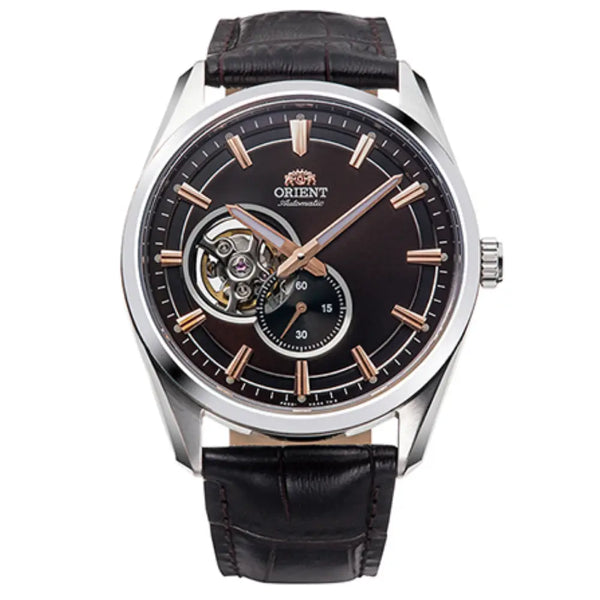 Orient Contemporary Automatic RA-AR0005Y30B Brown Dial 40.8mm Leather Strap Men's Watch