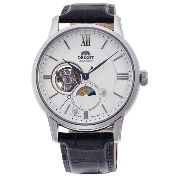 Orient Classic Automatic RA-AS0011S30B White Dial 42mm Leather Strap Men's Watch