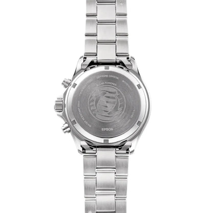 Orient Mako Solar Chronograph RA-TX0201L10B Blue Dial 42.8mm Stainless Steel Men's Watch