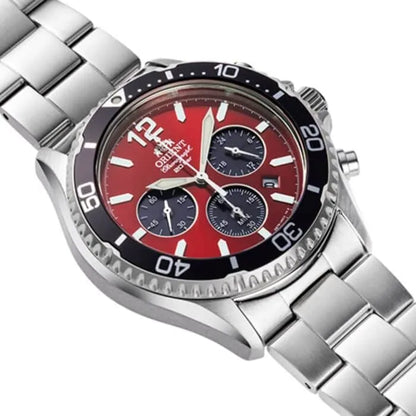 Orient RA-TX0207R Chronograph Solar 42.8mm Stainless Steel Men's Watch