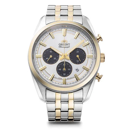 Orient Contemporary Solar RA-TX0302S10B White Dial 40mm Stainless Steel Men's Watch