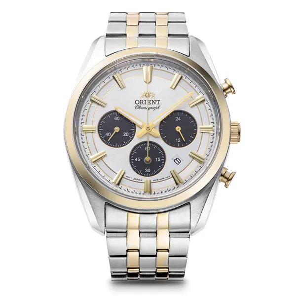 Orient Contemporary Solar RA-TX0302S10B White Dial 40mm Stainless Steel Men's Watch