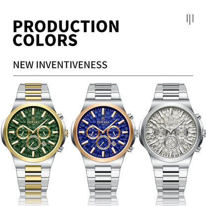 Hot Seller: REWARD Blue Men’s Quartz Sport Watch with Box