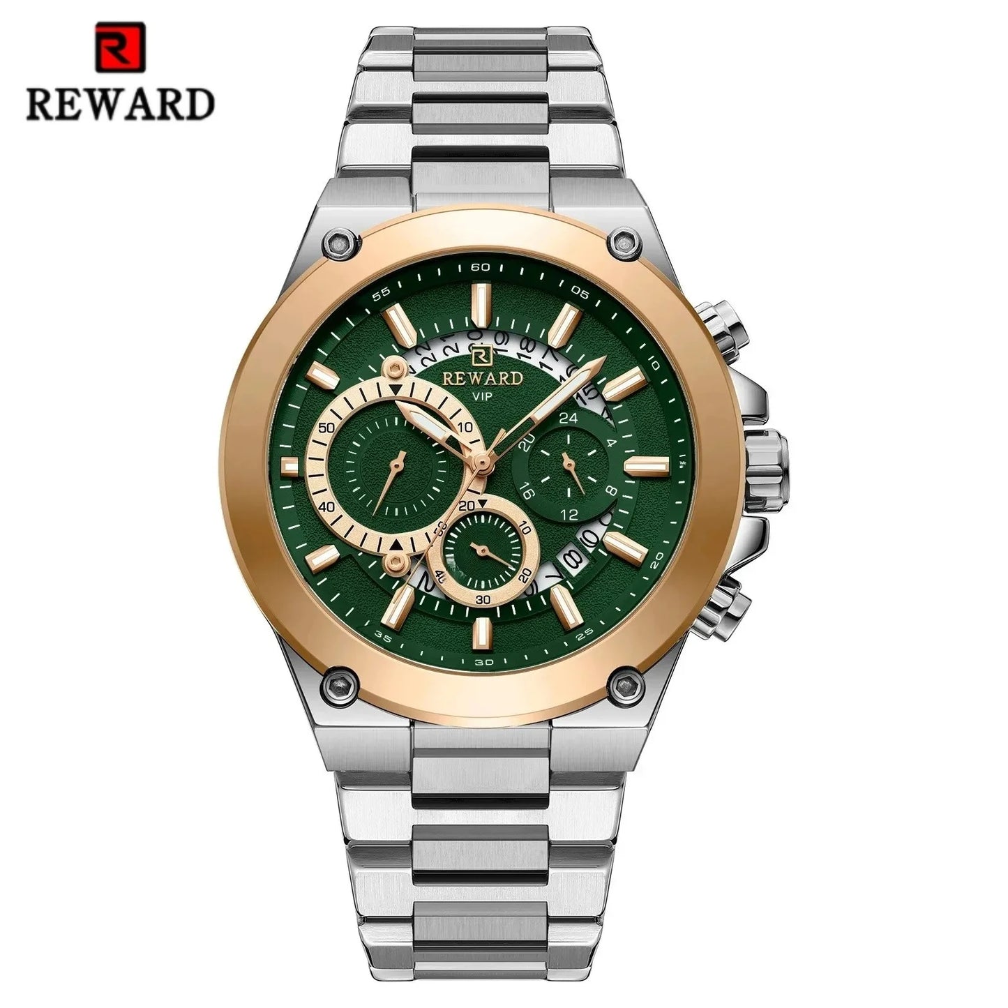 Bold & Refined – REWARD RD812259M Steel Chronograph Watch