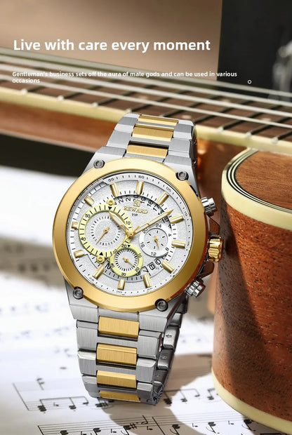 Bold & Refined – REWARD RD812259M Steel Chronograph Watch