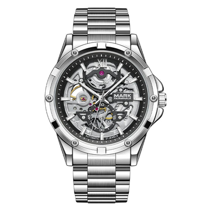 Mark Fairwhale 6960 Automatic Mechanical Watch – Skeleton Design, Waterproof & Luminous