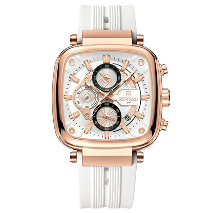 Hot Seller: REWARD RD831509M Square Chronograph Watch – Waterproof & Durable