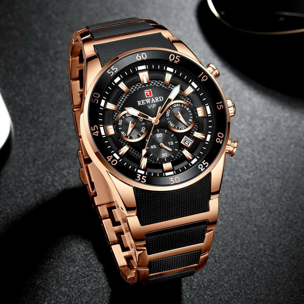 Power on Your Wrist – REWARD Oversized Luxury Sports Watch