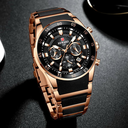 Power on Your Wrist – REWARD Oversized Luxury Sports Watch