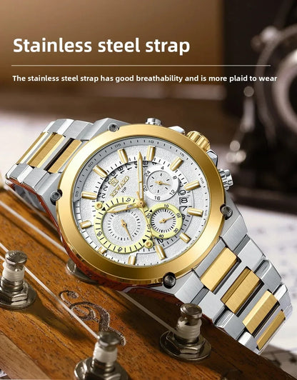Bold & Refined – REWARD RD812259M Steel Chronograph Watch