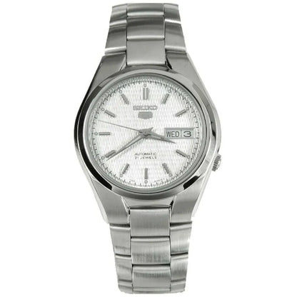 Seiko 5 SNK601K1 Automatic White Dial 37mm Stainless Steel Men's Watch