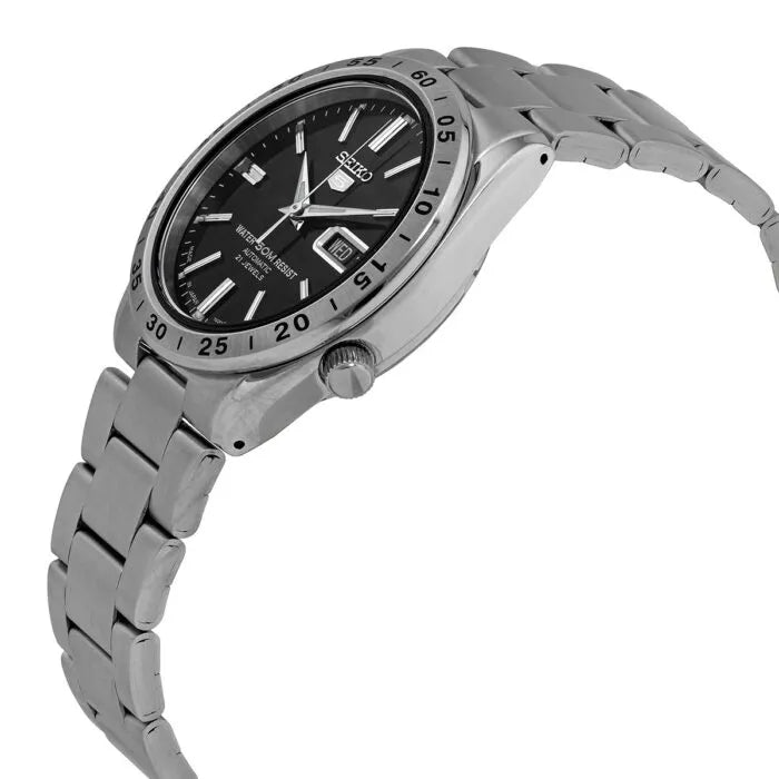 Seiko 5 SNKE01J1 Automatic Black Dial Stainless Steel Men's Watch
