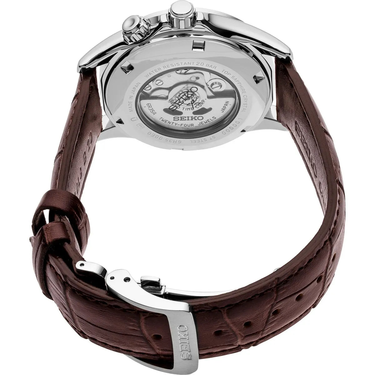 Seiko SPB121J1 Prospex Alpinist Automatic Green Dial 39.5mm Leather Strap Men's Watch