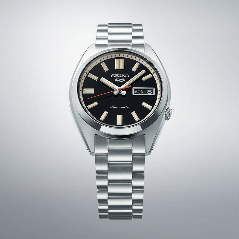 Seiko 5 Sports Series SRPK89K1  Automatic Watch Black Dial 37.4mm Stainless Steel Men's Watch detail view