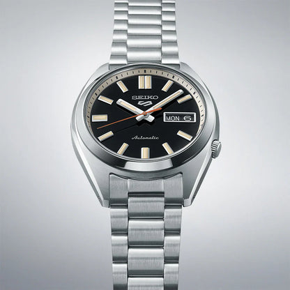 Seiko 5 Sports Series SRPK89K1  Automatic Watch Black Dial 37.4mm Stainless Steel Men's Watch