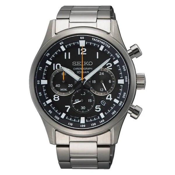 Seiko SSB447P1 Chronograph Quartz 43mm Stainless Steel Men's Watch