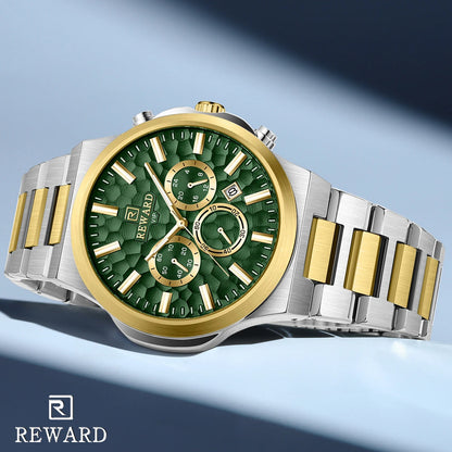Hot Seller: REWARD Blue Men’s Quartz Sport Watch with Box