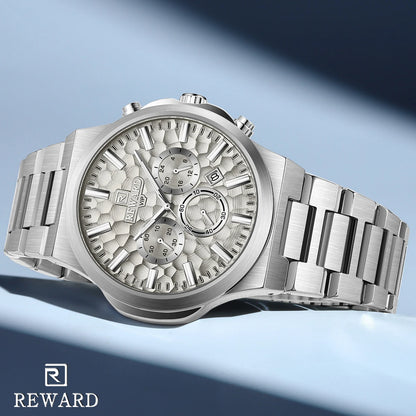 Hot Seller: REWARD Blue Men’s Quartz Sport Watch with Box