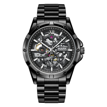 Mark Fairwhale 6960 Automatic Mechanical Watch – Skeleton Design, Waterproof & Luminous