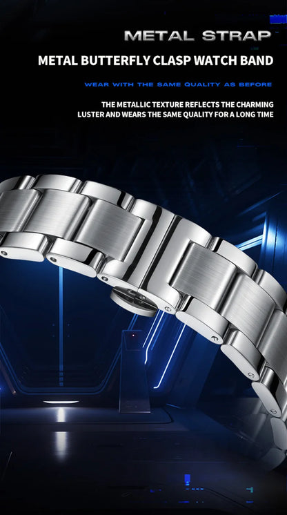 Mark Fairwhale 6960 Automatic Mechanical Watch – Skeleton Design, Waterproof & Luminous