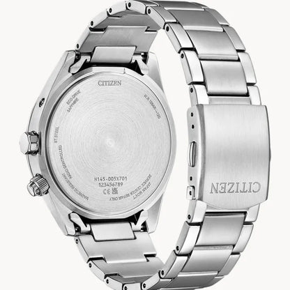 Citizen Radio-Controlled Eco-Drive CB0270-87L Blue Green Dial 43mm Stainless Steel Men's Watch
