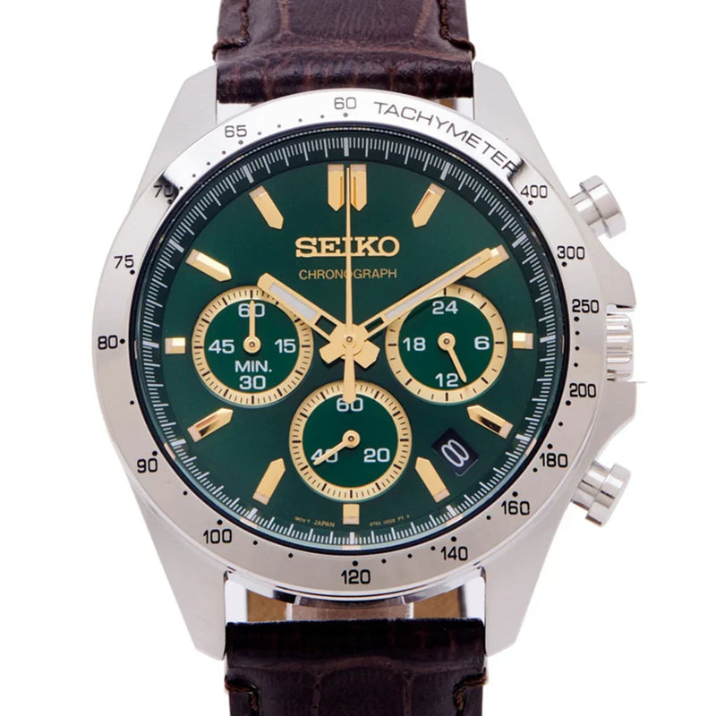 Seiko Spirit Chronograph SBTR017 Men's Watch detail view