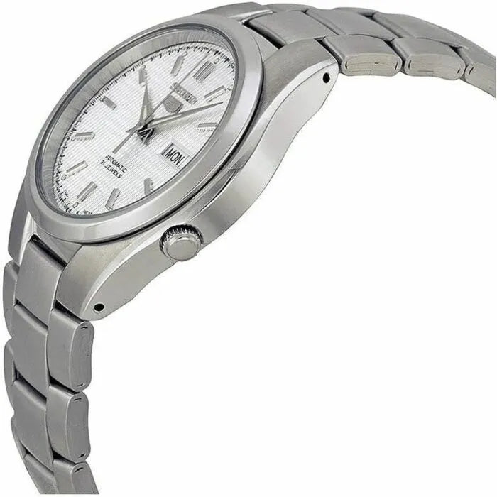 Seiko 5 SNK601K1 Automatic White Dial 37mm Stainless Steel Men's Watch